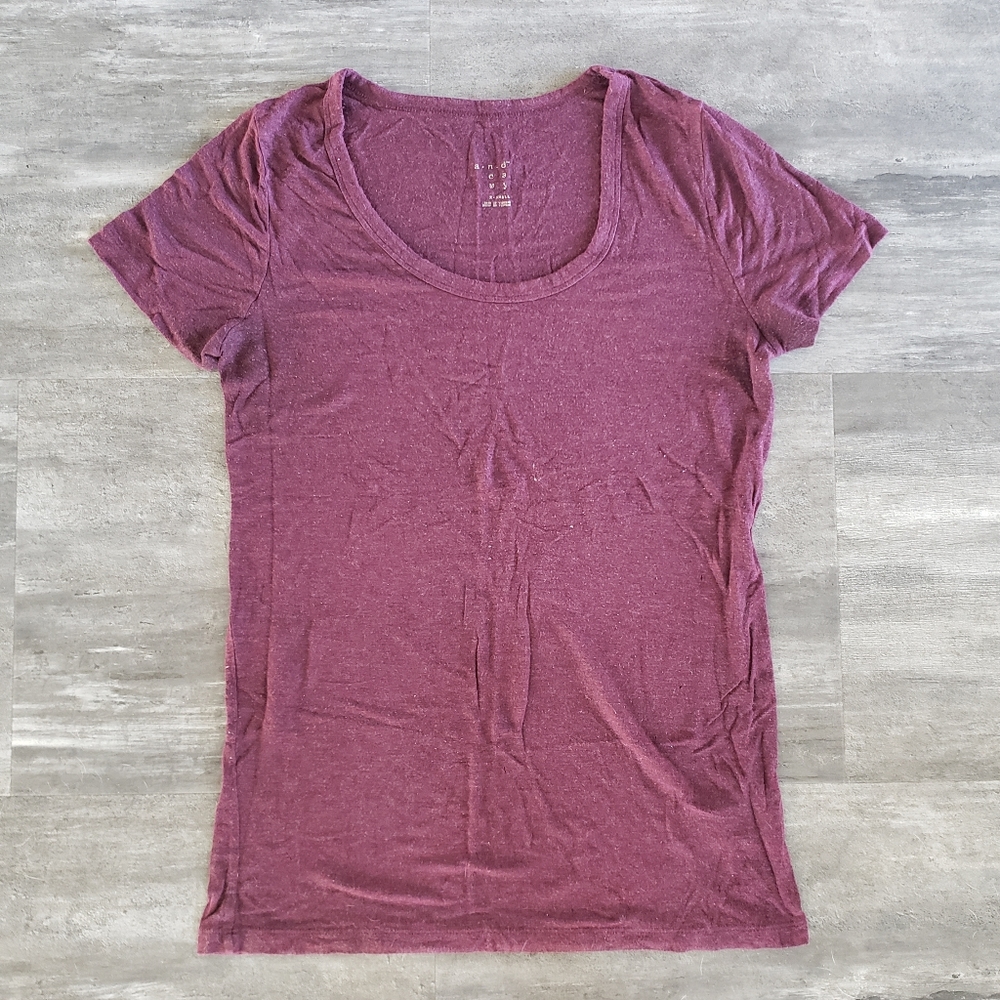 Dark Burgundy Basic A.N.D. Short Sleeve